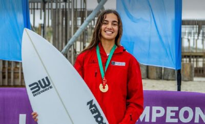 Ana Lima é a nova campeã nacional universitária de surf