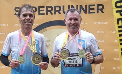 Completaram as “5 Super Half Marathons” e foram homenageados no País de Gales