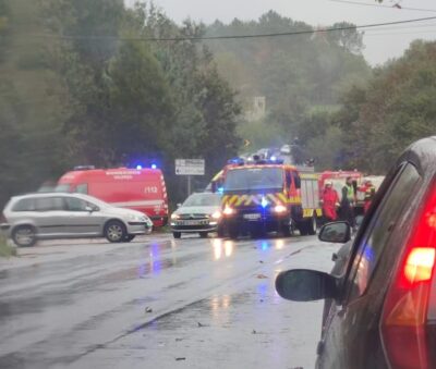 Colisão provoca quatro feridos em Valença