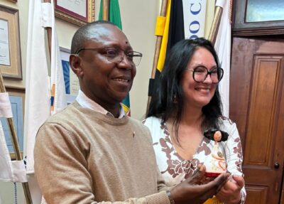 Presidente do Rotary Club de Bissau homenageado em Viana