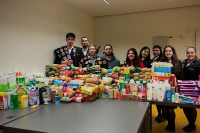 Alunos da ESCE-IPVC angariaram bens essenciais e alimentos para os mais carenciados