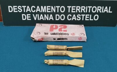 Detido jovem de 26 anos pela posse de engenhos explosivos em Viana do Castelo