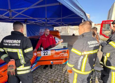 Bombeiros Voluntários de Viana com formação para extrair vítimas de carros de competição