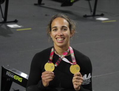 Bruna Parente sagra-se campeã nacional de remo indoor