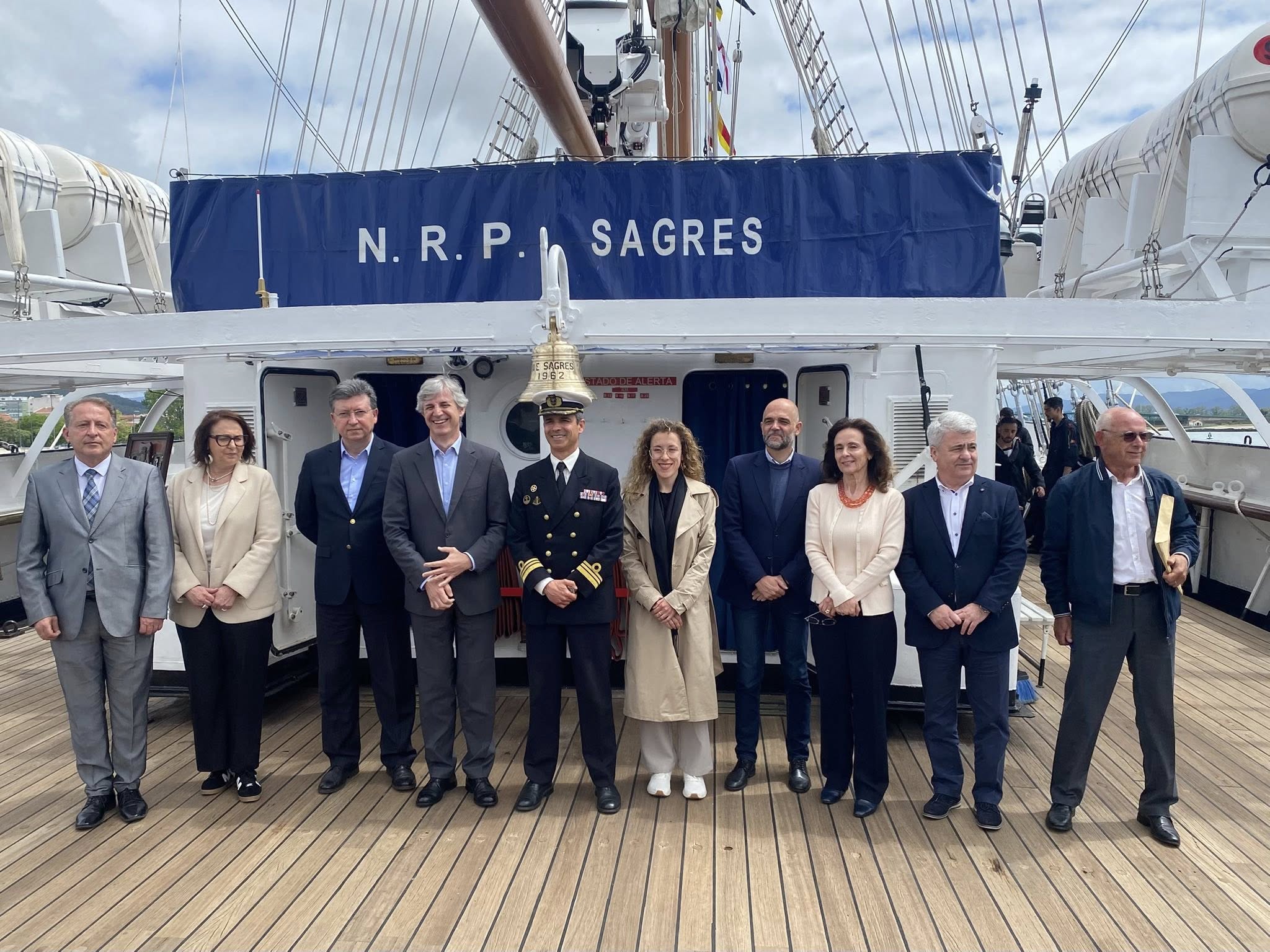 Executivo vianense reuniu a bordo do Navio-Escola Sagres