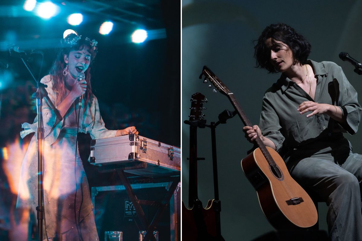 A Garota Não e emmy Curl no Festival Folk Celt