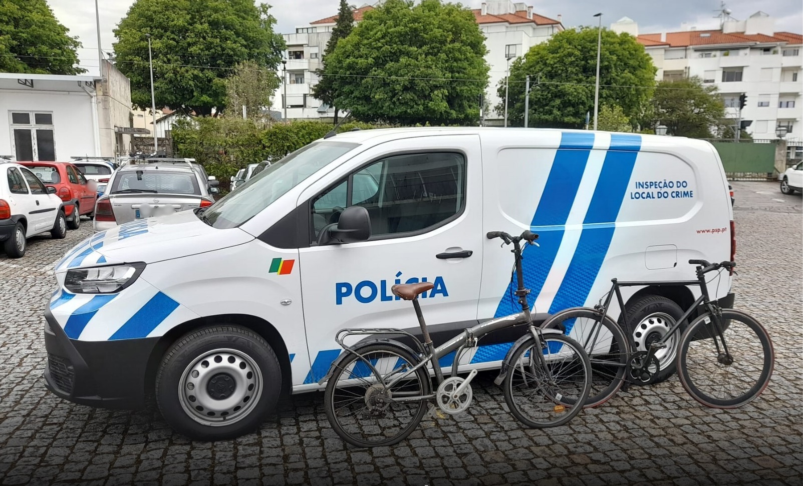 PSP de Viana recupera bicicletas furtadas de garagem em Viana do Castelo
