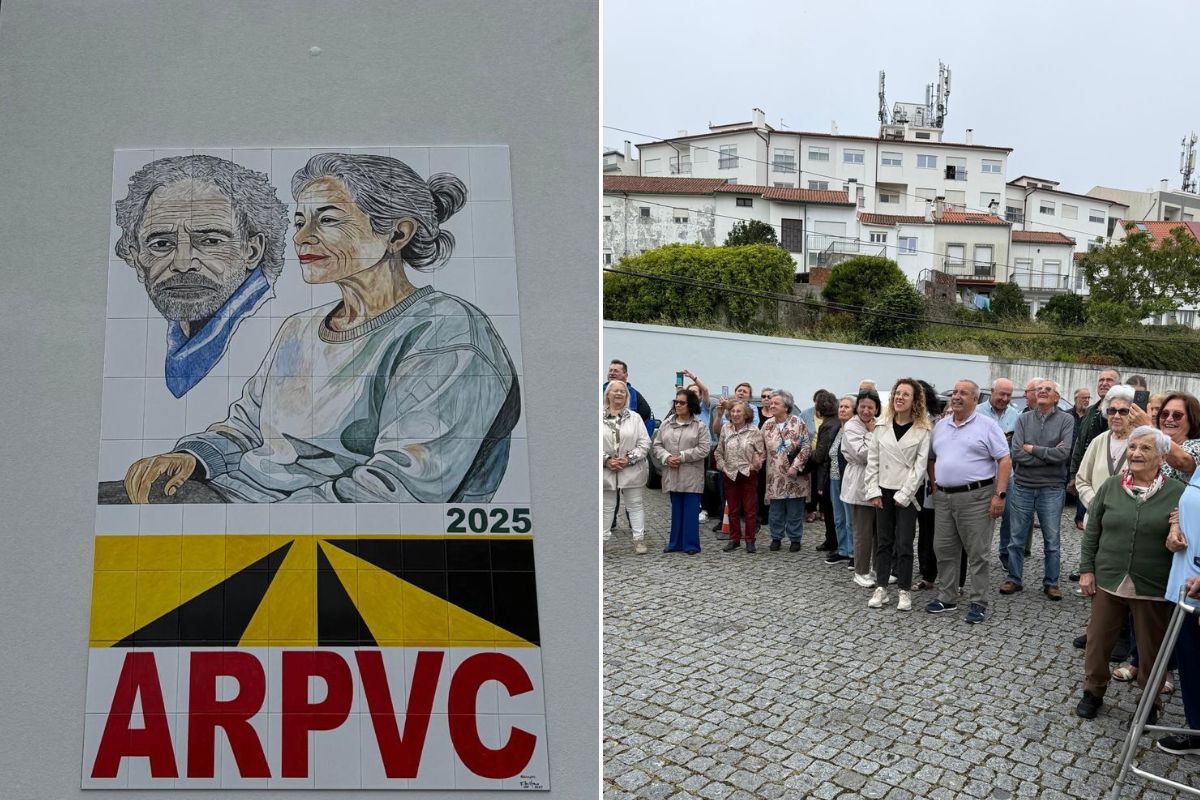 Inaugurado mural de azulejos da Associação de Reformados e Pensionistas de Viana