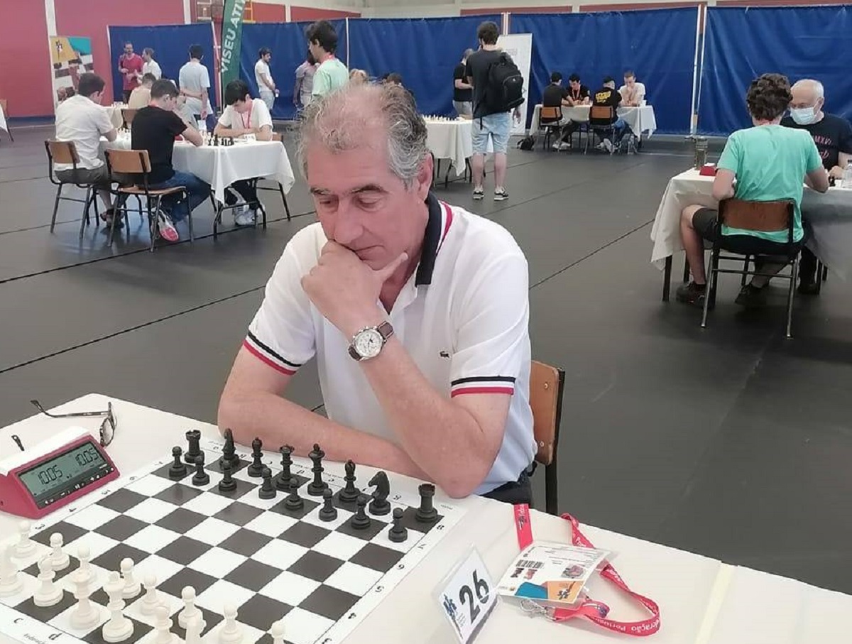 Xadrezista da ADC Perre sagra-se campeão nacional de veteranos