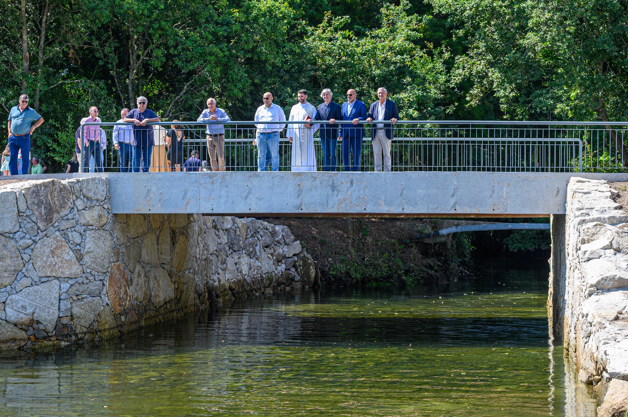 Inaugurada nova ponte sobre o rio Lourente
