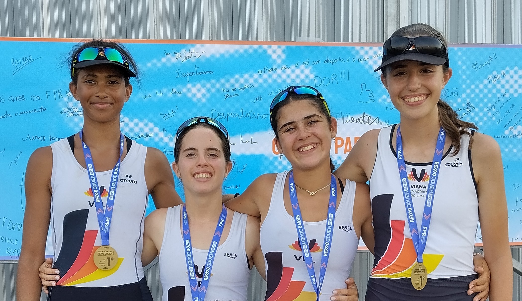 Viana Remadores do Lima conquista 1.º lugar no Encontro Nacional de Remo Jovem