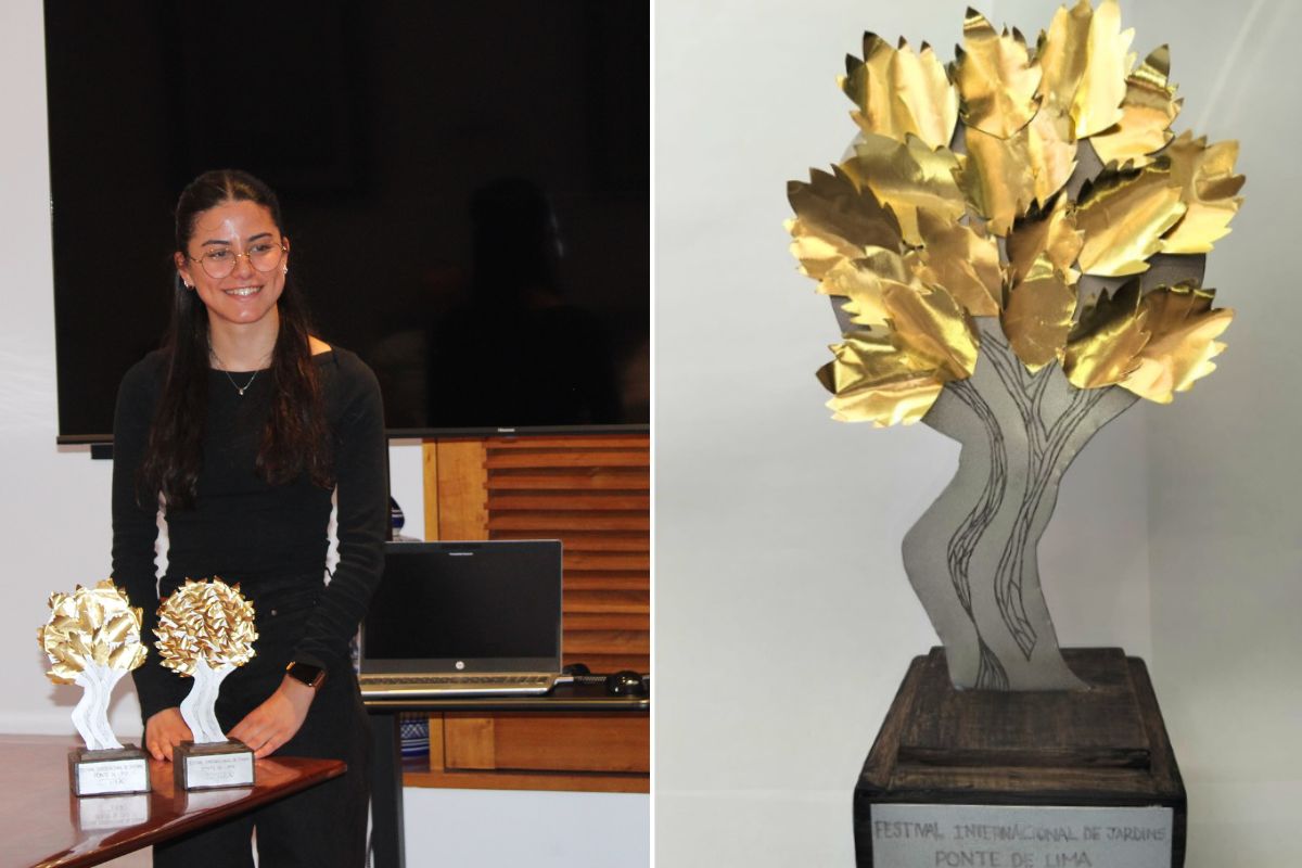 Troféu do Festival Internacional de Jardins é assinado por estudantes do IPVC