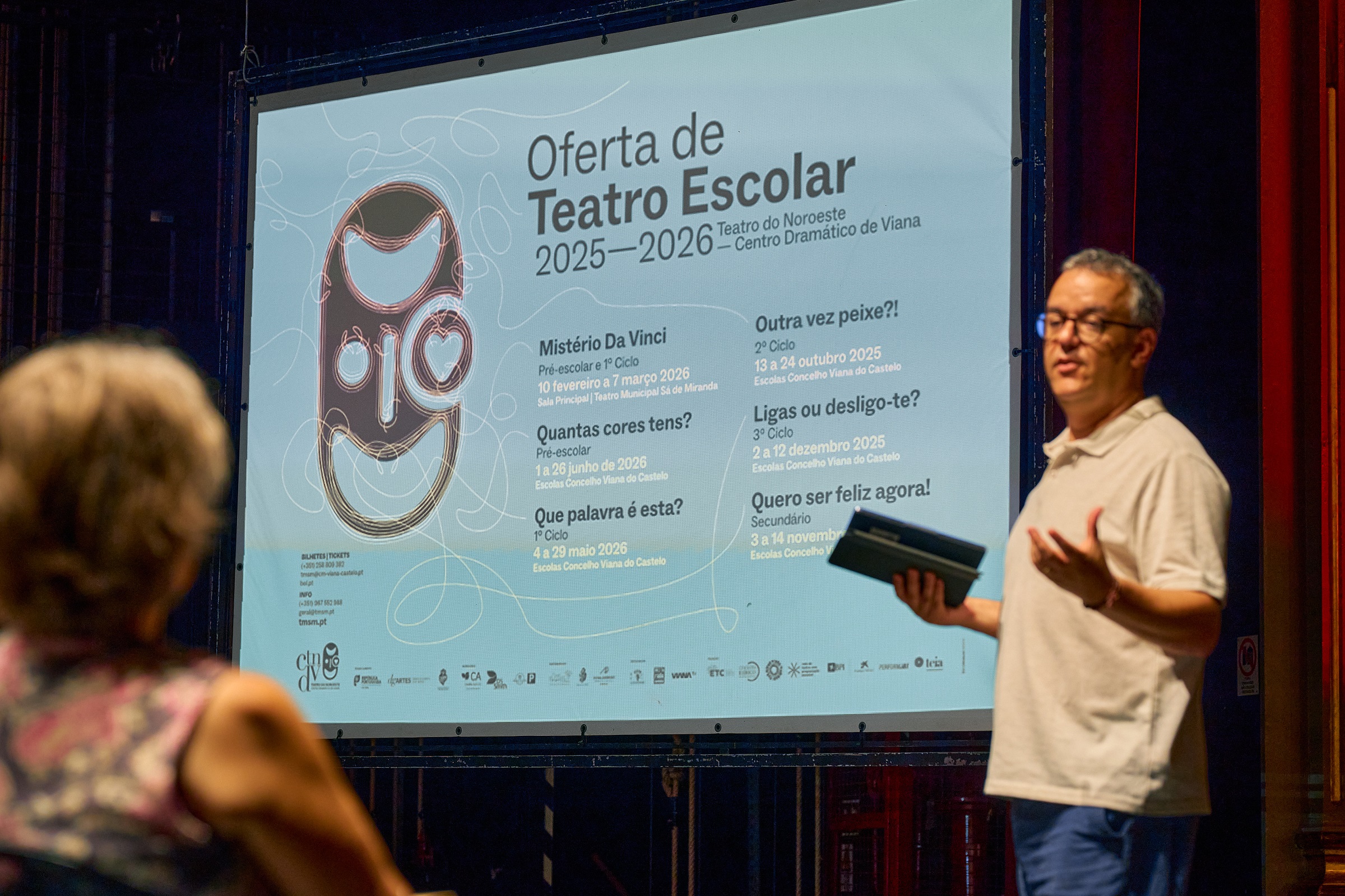 Companhia residente do Sá de Miranda leva teatro a 14.000 alunos