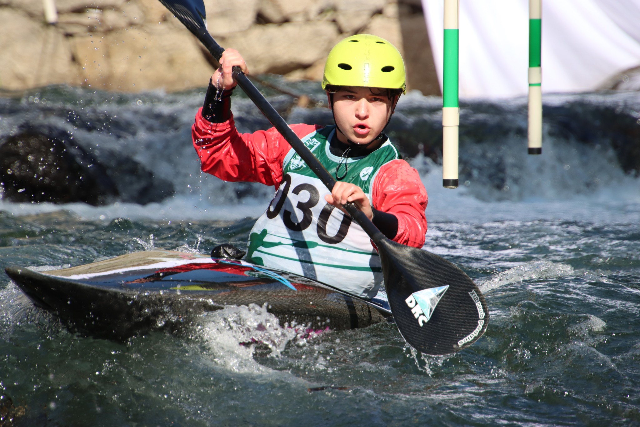 Pedro Martins no Campeonato do Mundo de Kayak Cross sub-23