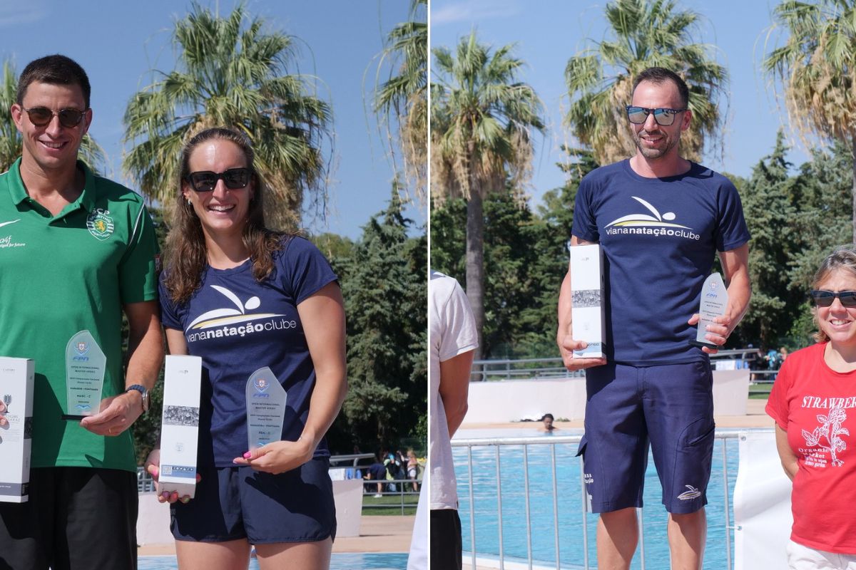 Atletas do Viana Natação Clube em destaque no Nacional de Masters