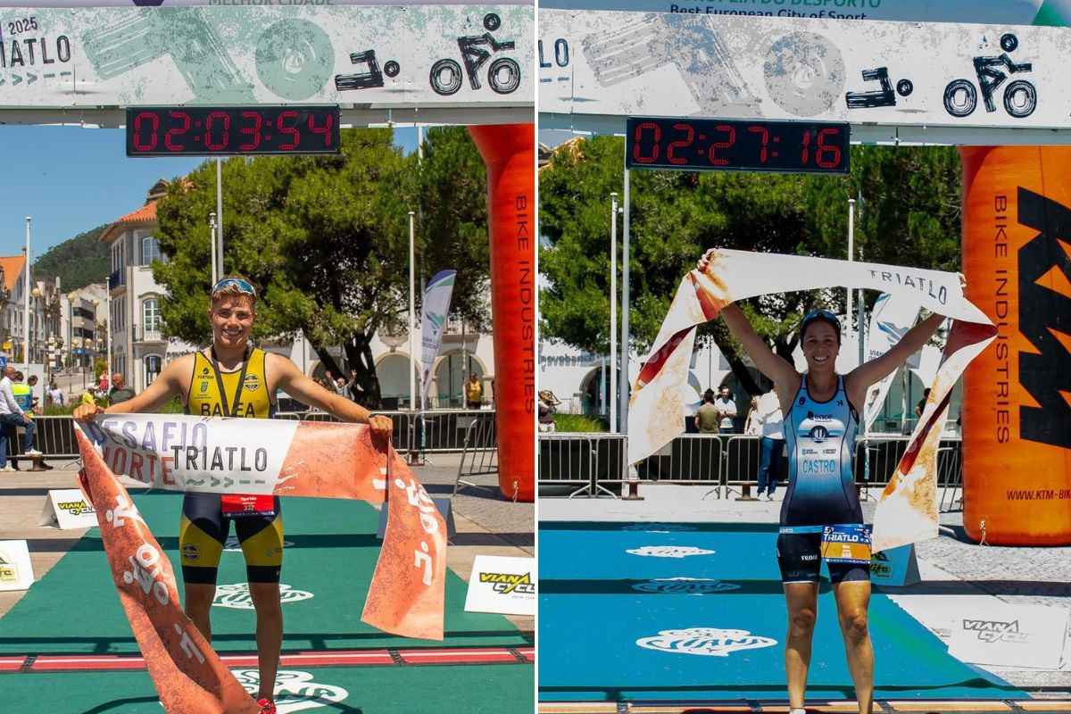 Atletas espanhóis vencem 5.º Triatlo Olímpico de Viana