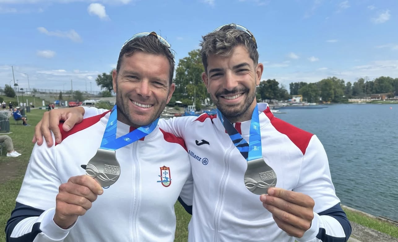 João Ribeiro e Messias Baptista sagram-se vice-campeões do mundo em K2 500 metros