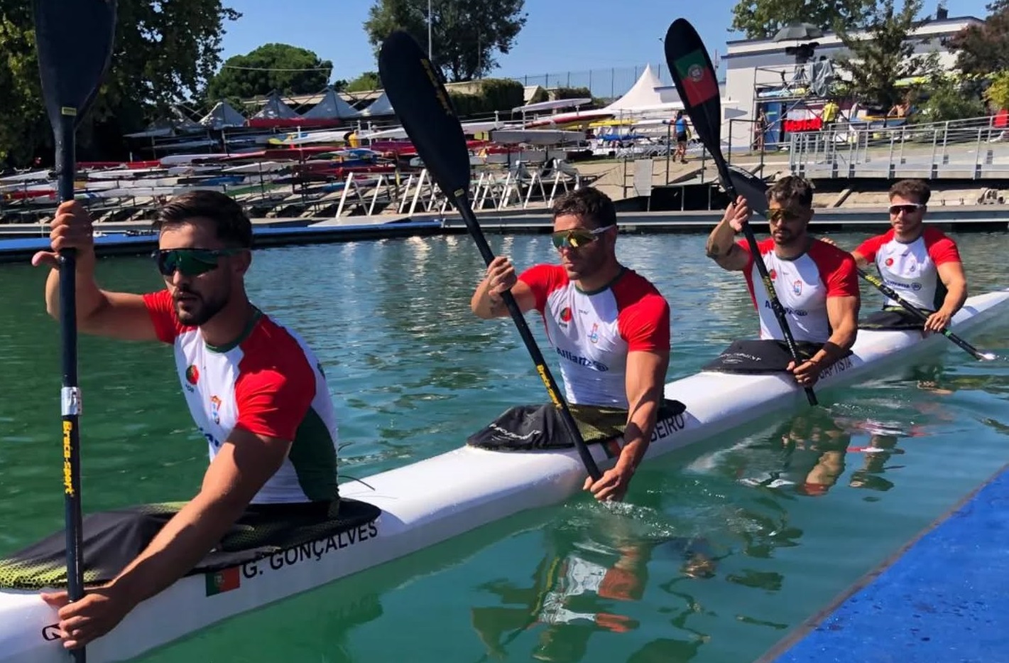 Portugal é campeão do mundo de canoagem em K4 500 metros