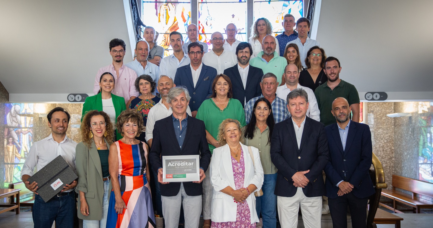 PS entrega listas em Viana: “Acreditamos que os vianenses vão renovar a confiança”