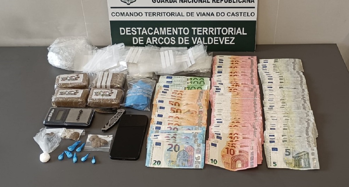 Jovem de 17 anos detido em Ponte de Lima por tráfico de droga