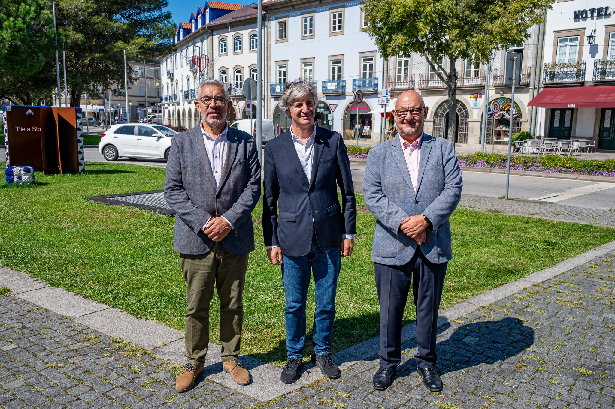 Alcalde de Lugo visita Viana para estreitar relações com cidade geminada desde 1990