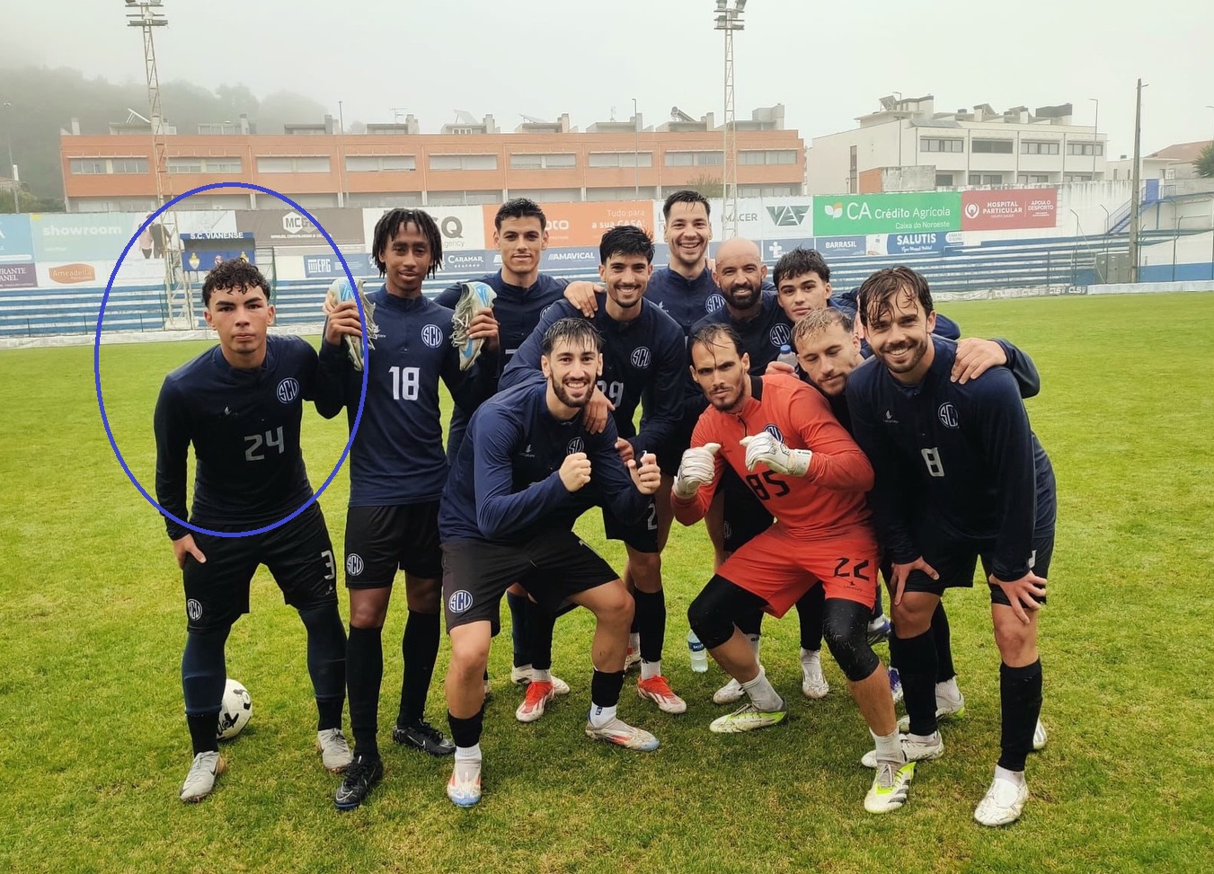 Jovem Dinis Morais estreia-se nos treinos da equipa principal do Vianense