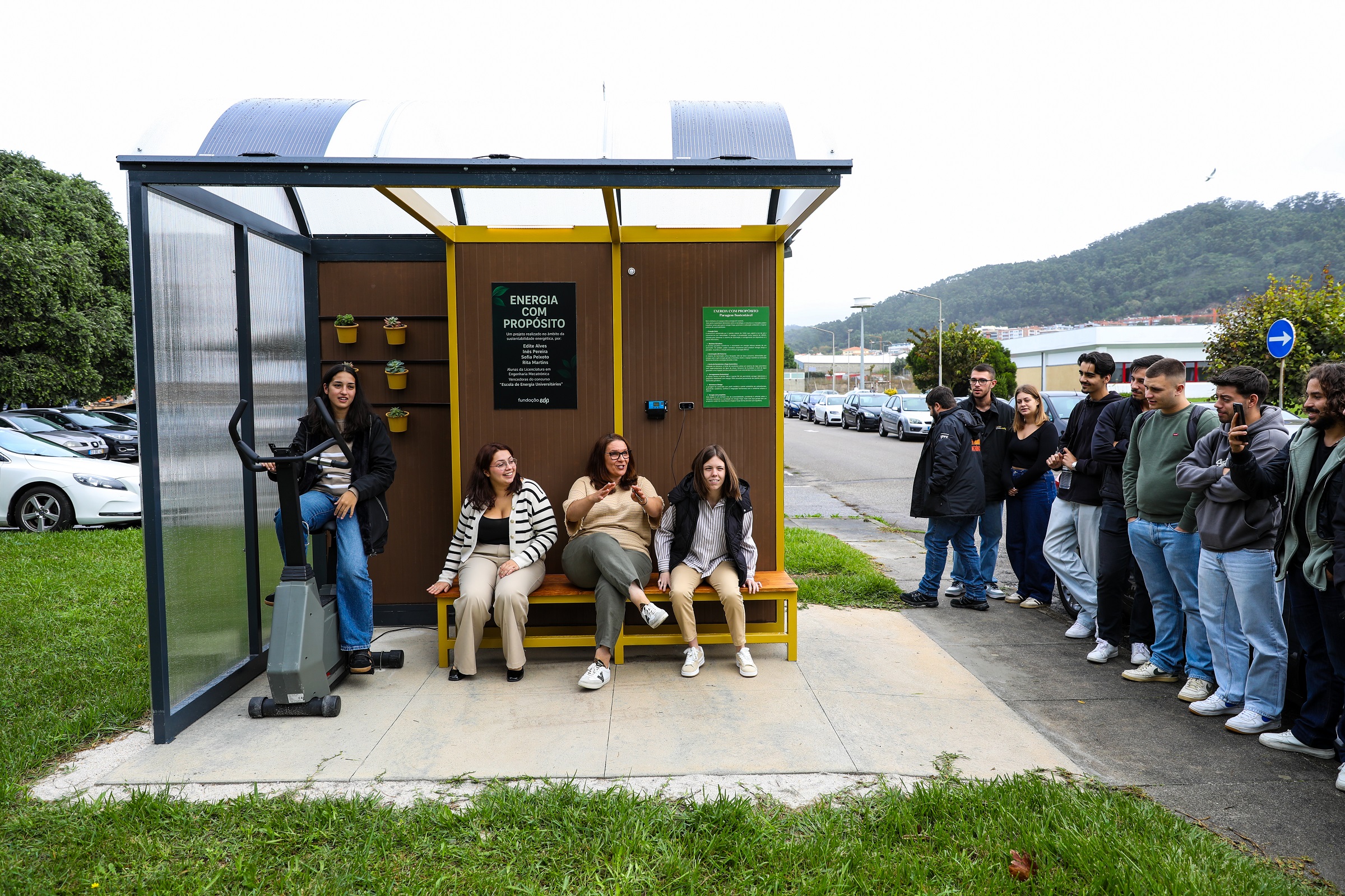 Estudantes do IPVC apresentam paragem sustentável