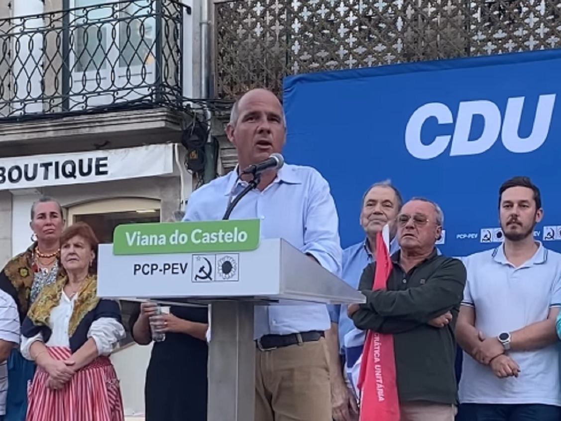 Paulo Raimundo pede “mais votos e mais força” para a CDU em Viana