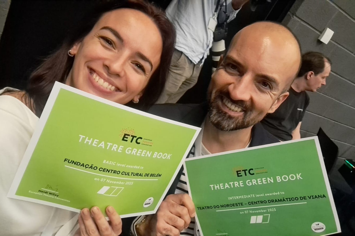 Teatro do Noroeste conquista reconhecimento europeu por práticas sustentáveis