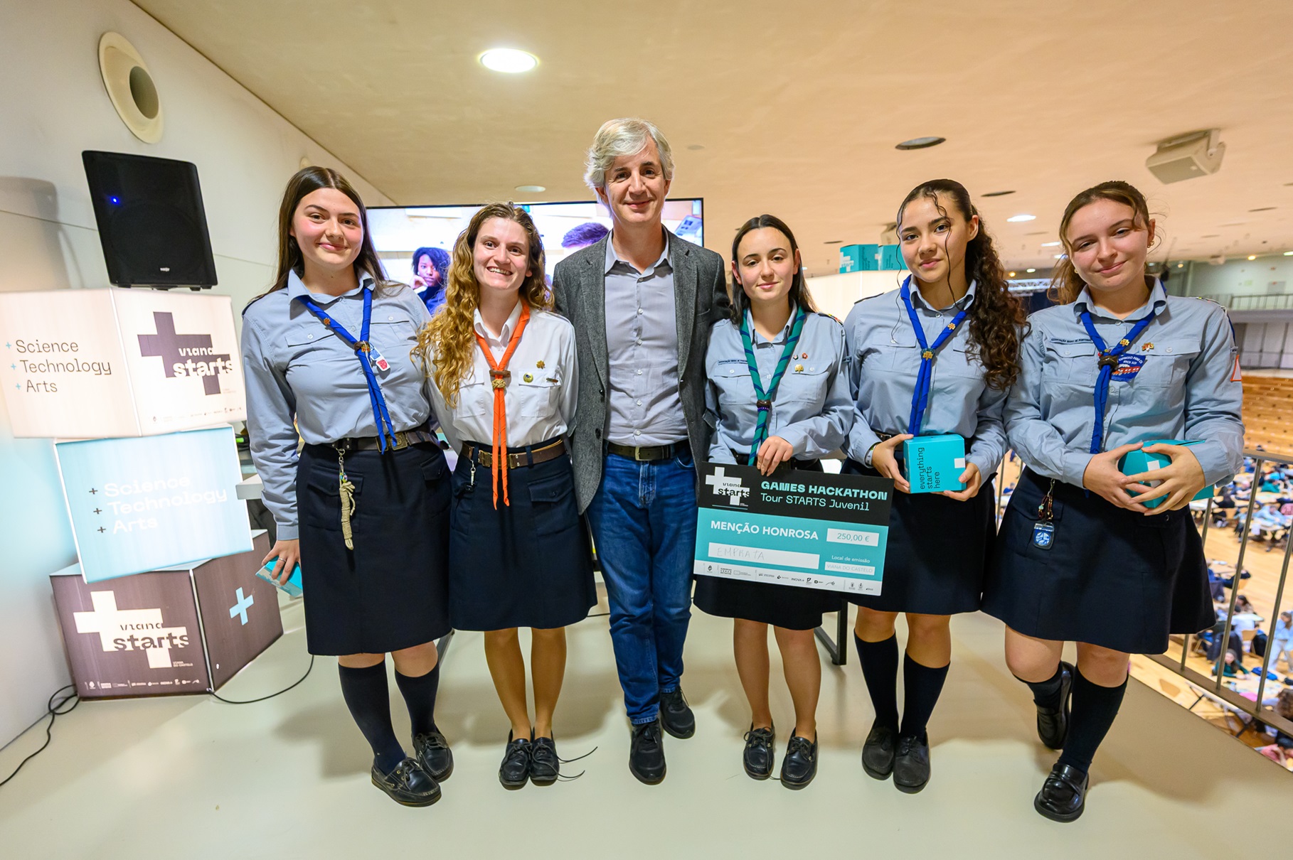 Viana: Mais de 300 jovens desenham o futuro da inovação na final do Games Hackathon STARTS Juvenil