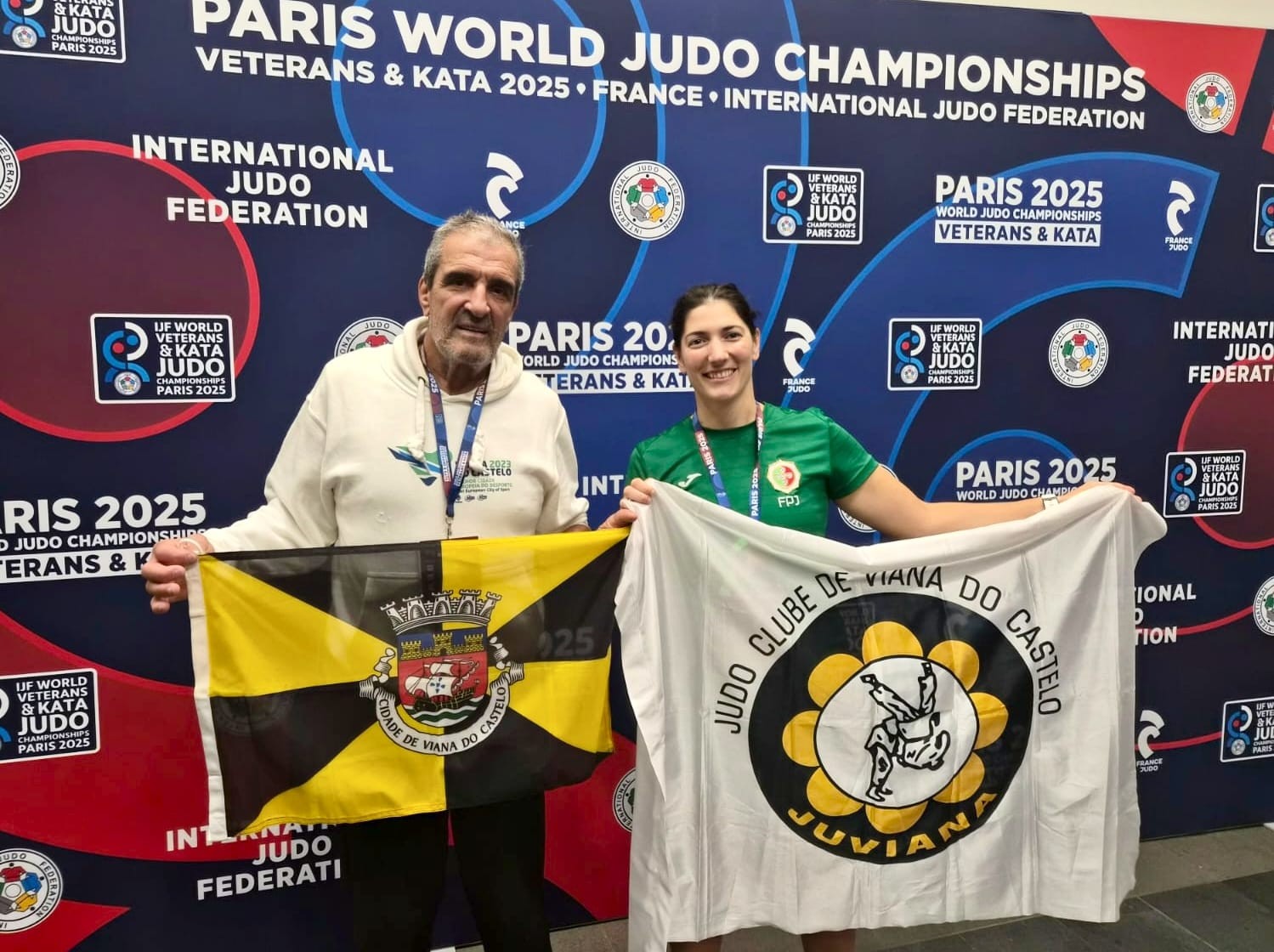 Judocas vianenses em destaque no Campeonato do Mundo de Veteranos em Paris