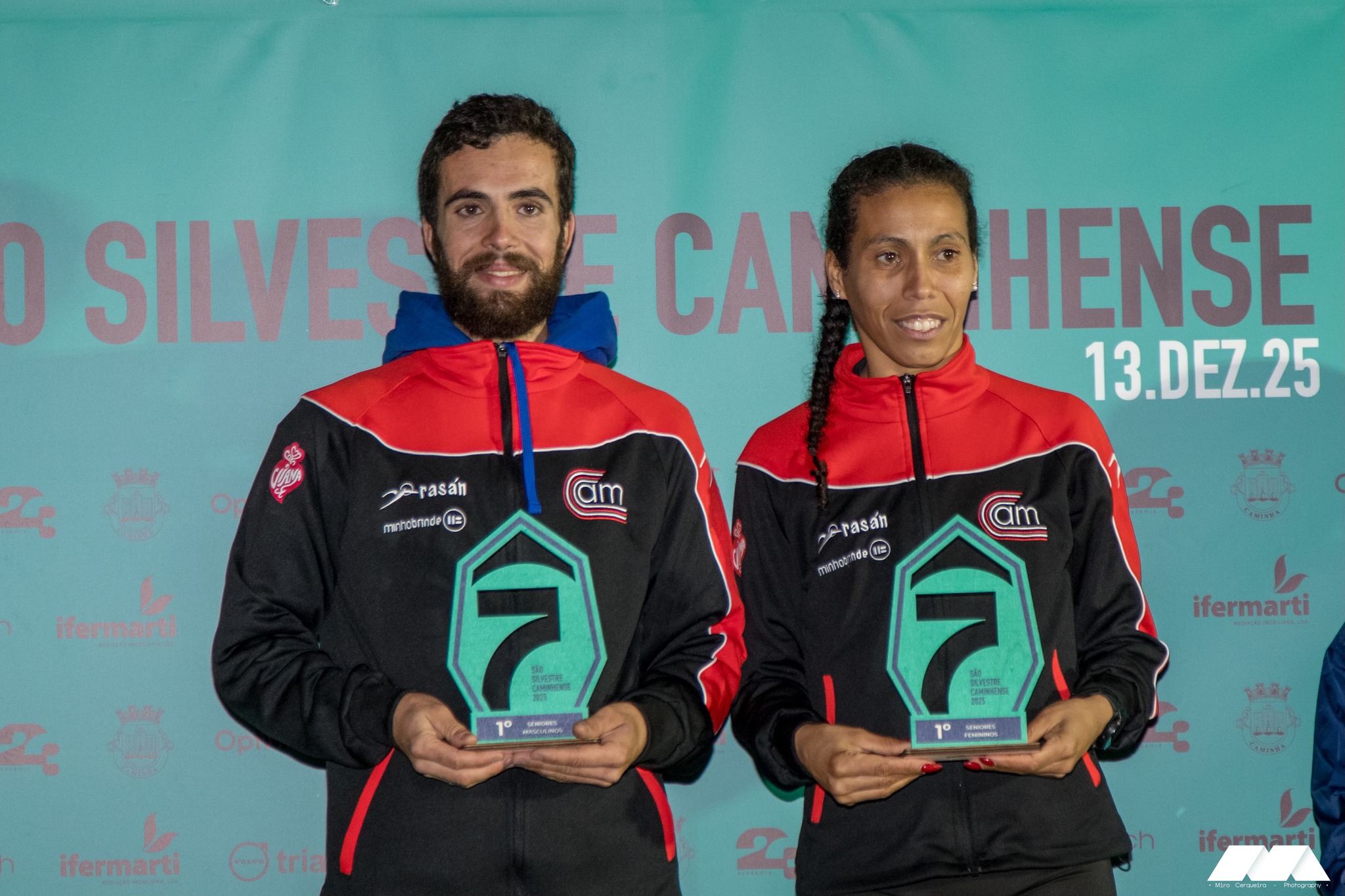 Atletas do Centro de Atletismo de Mazarefes vencem 7.ª São Silvestre Caminhense