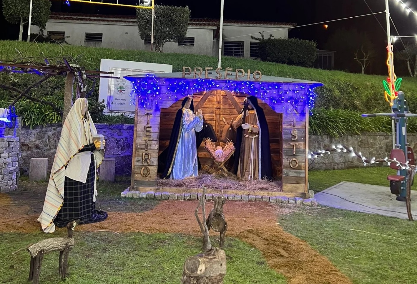 Deocriste inaugura seis presépios comunitários