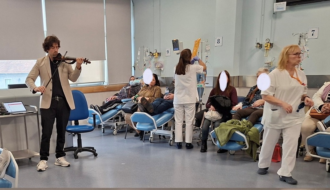 Viana: Música ao vivo acompanha doentes em tratamentos prolongados