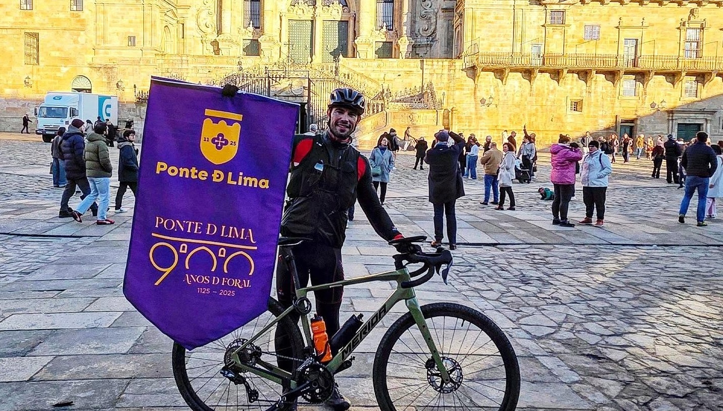 Fernando Pimenta pedalou até Santiago de Compostela: “Ponte de Lima foi comigo”