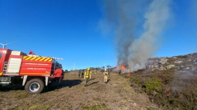 Viana realiza fogo controlado em Outeiro para reduzir risco de incêndios rurais