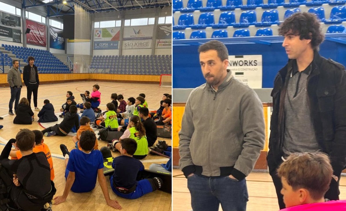 Tiago Mendes “inspira” jovens atletas vianenses
