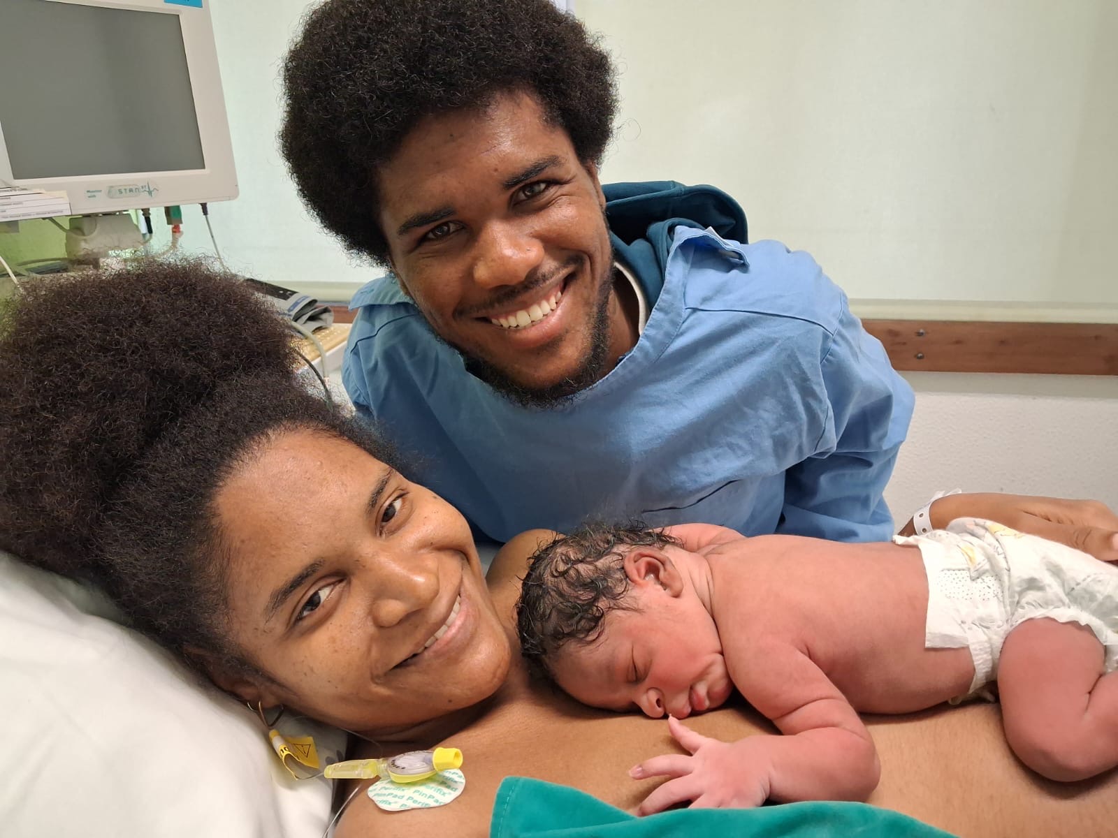 Bryam é o primeiro bebé do ano em Viana