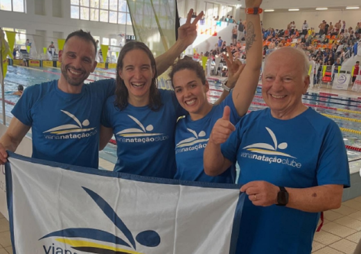 Viana Natação Clube com 9 medalhas no Nacional de Master de Inverno
