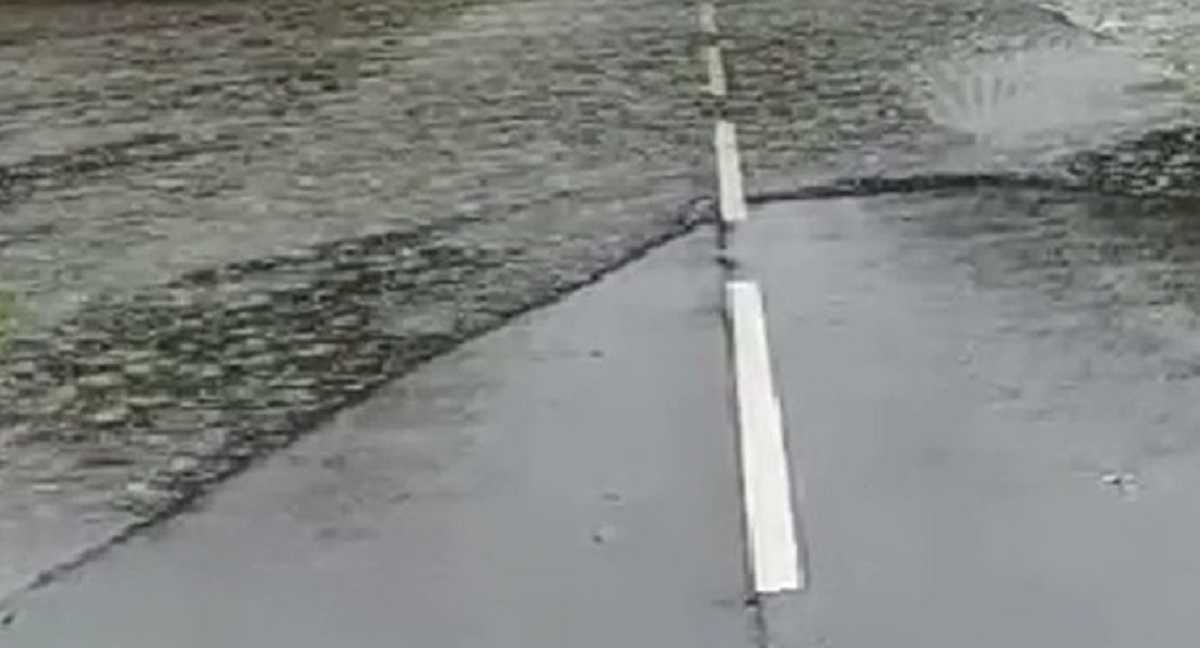 Caminha: Mau tempo corta estrada entre Venade e Argela