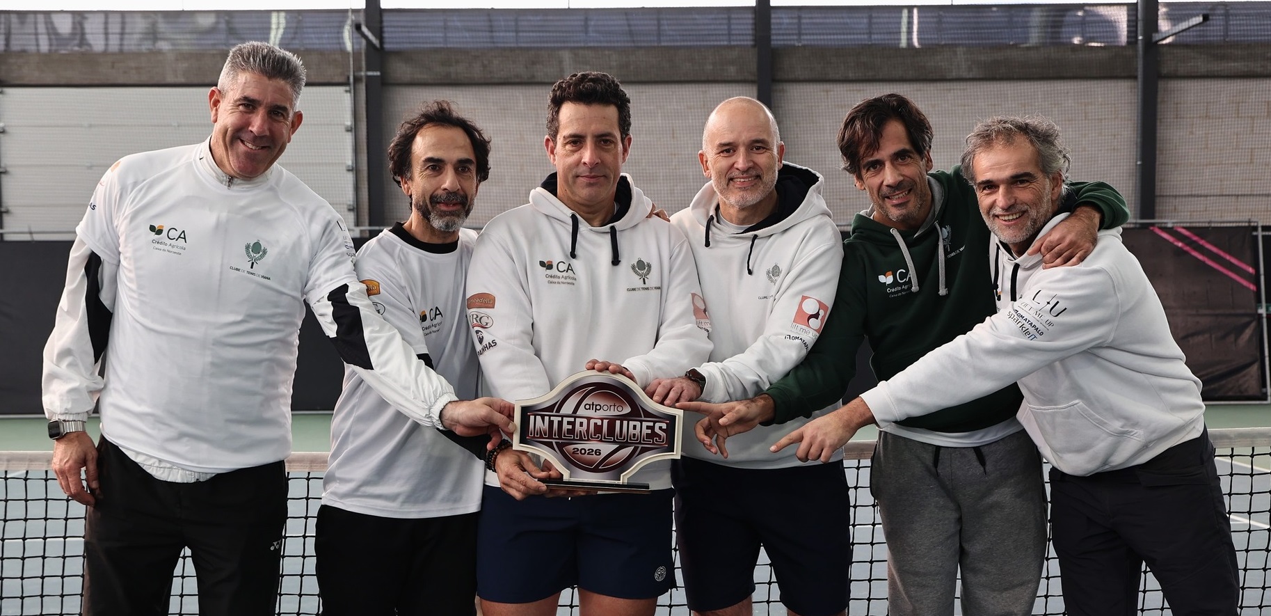 Clube de Ténis de Viana sagra-se campeão regional veteranos