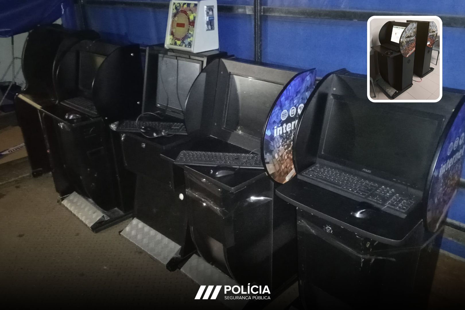 Dois homens detidos em Darque por jogo ilícito
