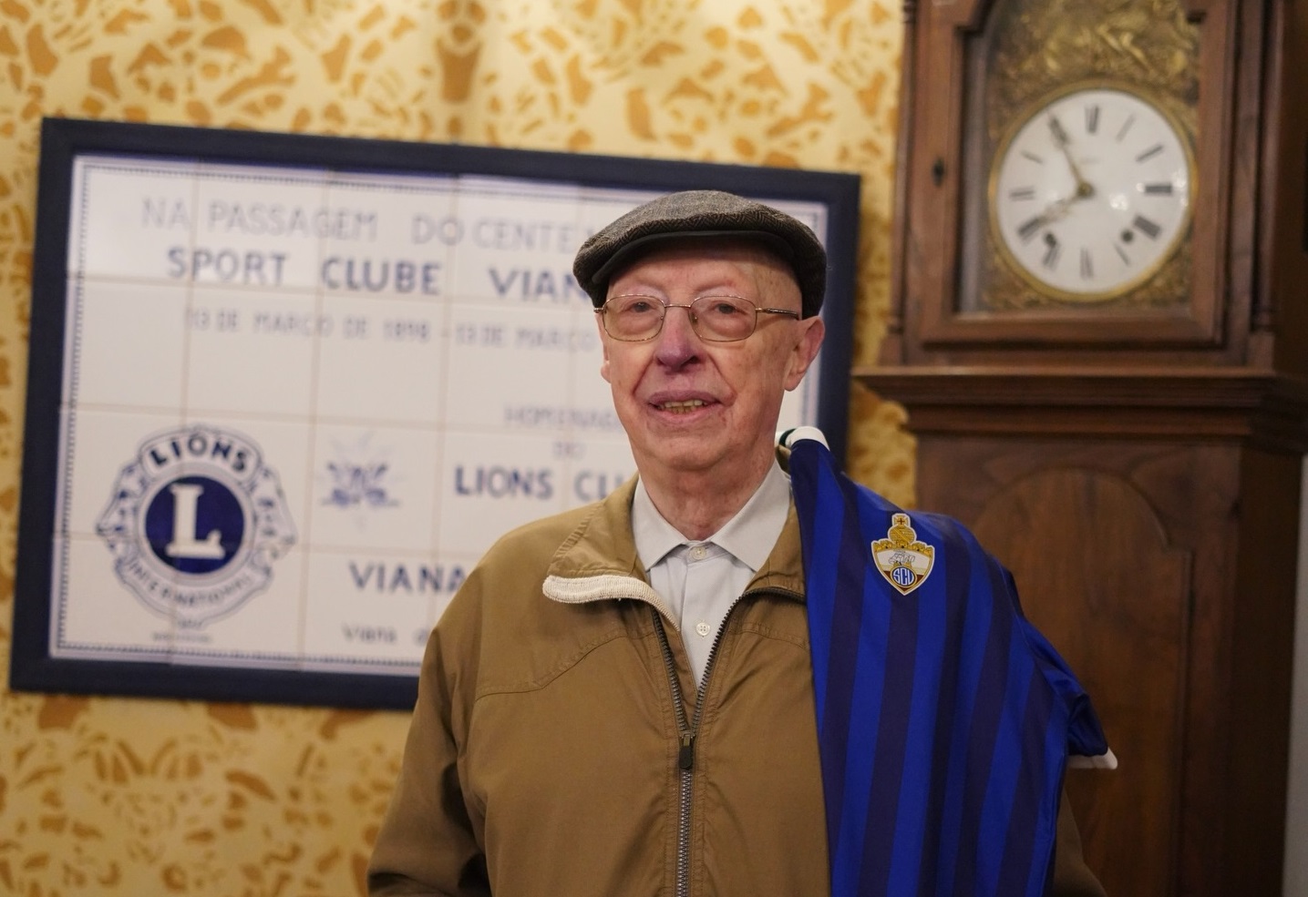 SC Vianense apresenta obras de restauro do Salão Nobre do clube
