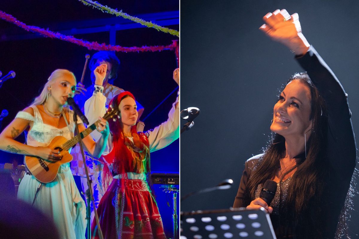 Cláudia Pascoal e Rita Guerra nas Festas de Mazarefes