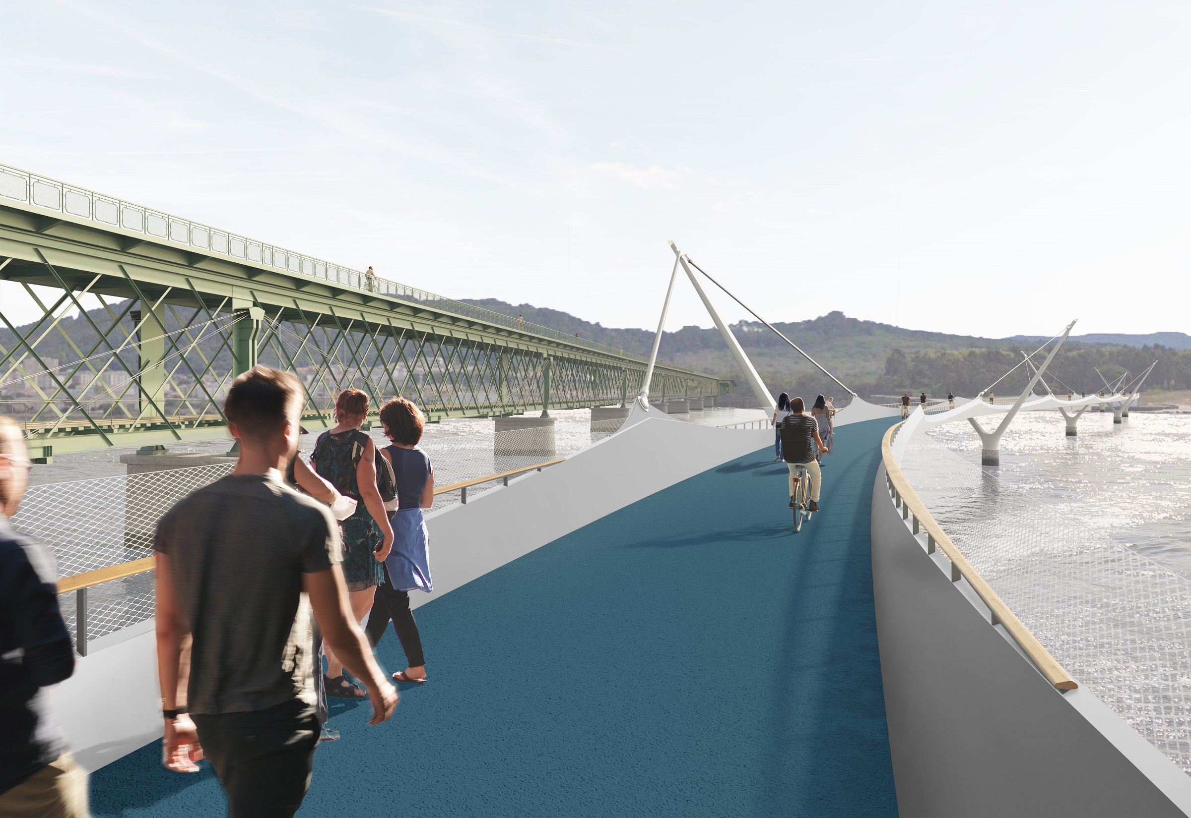 Futura Ponte Pedonal e Ciclável sobre o rio Lima já tem proposta selecionada