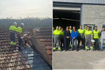 Voluntários da Câmara de Viana recuperam casas em Leiria