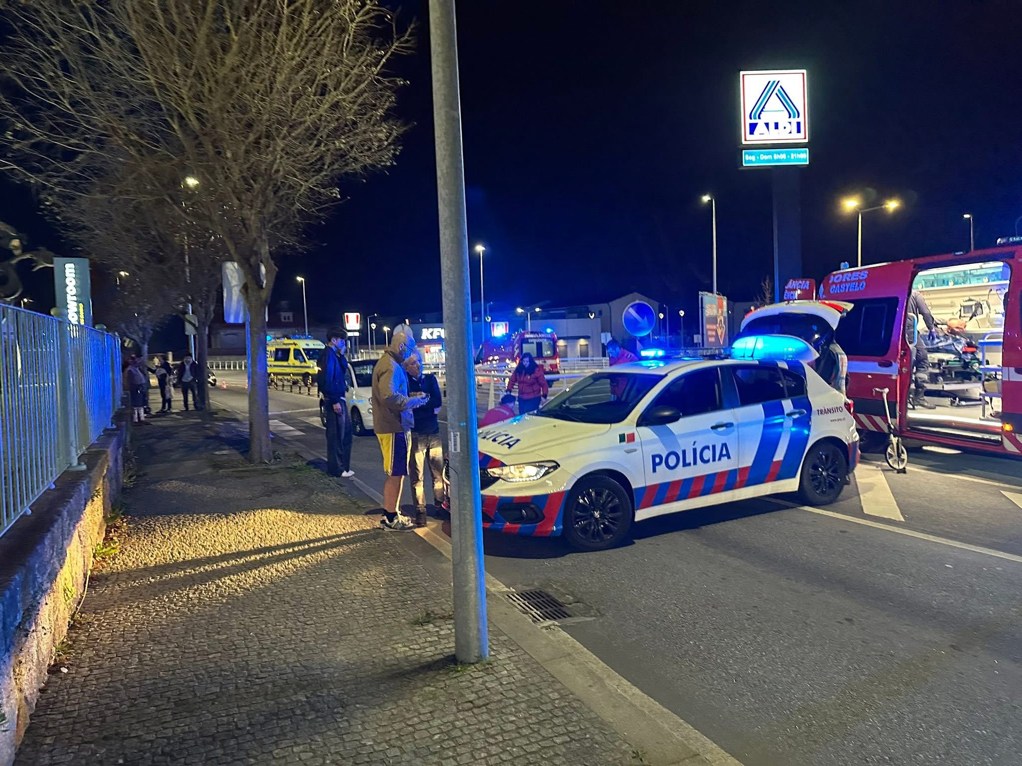 Atropelamento em Viana faz um ferido ligeiro