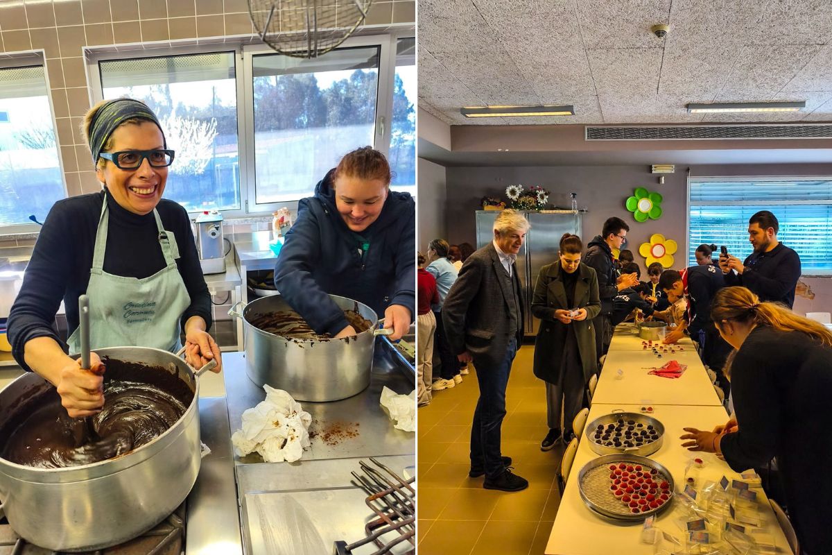 Mujães confecionou 1500 brigadeiros para oferecer às mulheres da freguesia