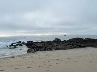 Pescador lúdico desaparecido na praia do Paço