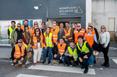 Viana: Comitiva brasileira visita primeiro parque eólico flutuante semi-submersível do mundo
